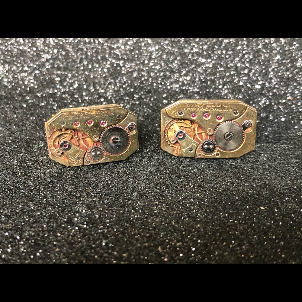 Steampunk cufflinks